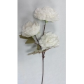 Peony Spray White 26"