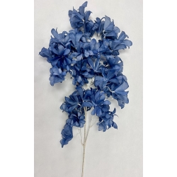 Flower Spray Dark Blue 40"