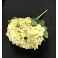 Hydrangea Pick Yellow 10"