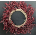 Berry Wreath Red 24"