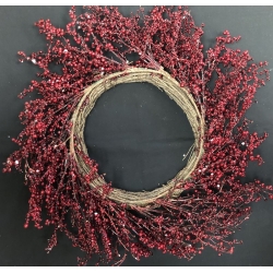 Berry Wreath Red 24"