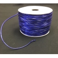 Metallic Elastic Cord Blue 1mm 50y