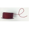 Metallic Cord Red 3mm 50y.