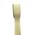 Linen Ribbon Khaki 1.5" 25y