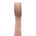 Linen Ribbon Mauve 1.5" 25y
