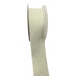 Linen Ribbon Natural 1.5" 10y