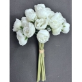 Mini Peony Bush White 11" (27)